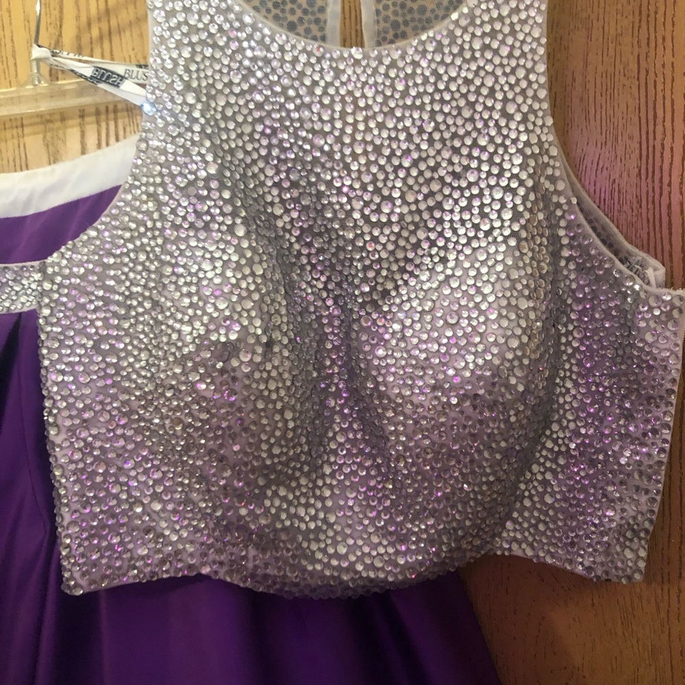 Purple Prom Dress 2- Piece